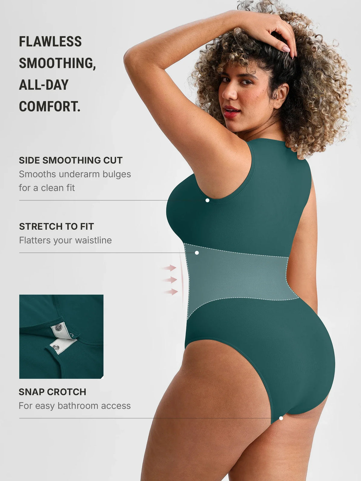 Scoop Neck Buttery Seamless Bodysuit