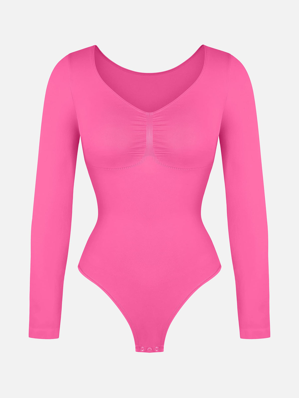 Seamless Long Sleeve Tummy Control Classic Bodysuit