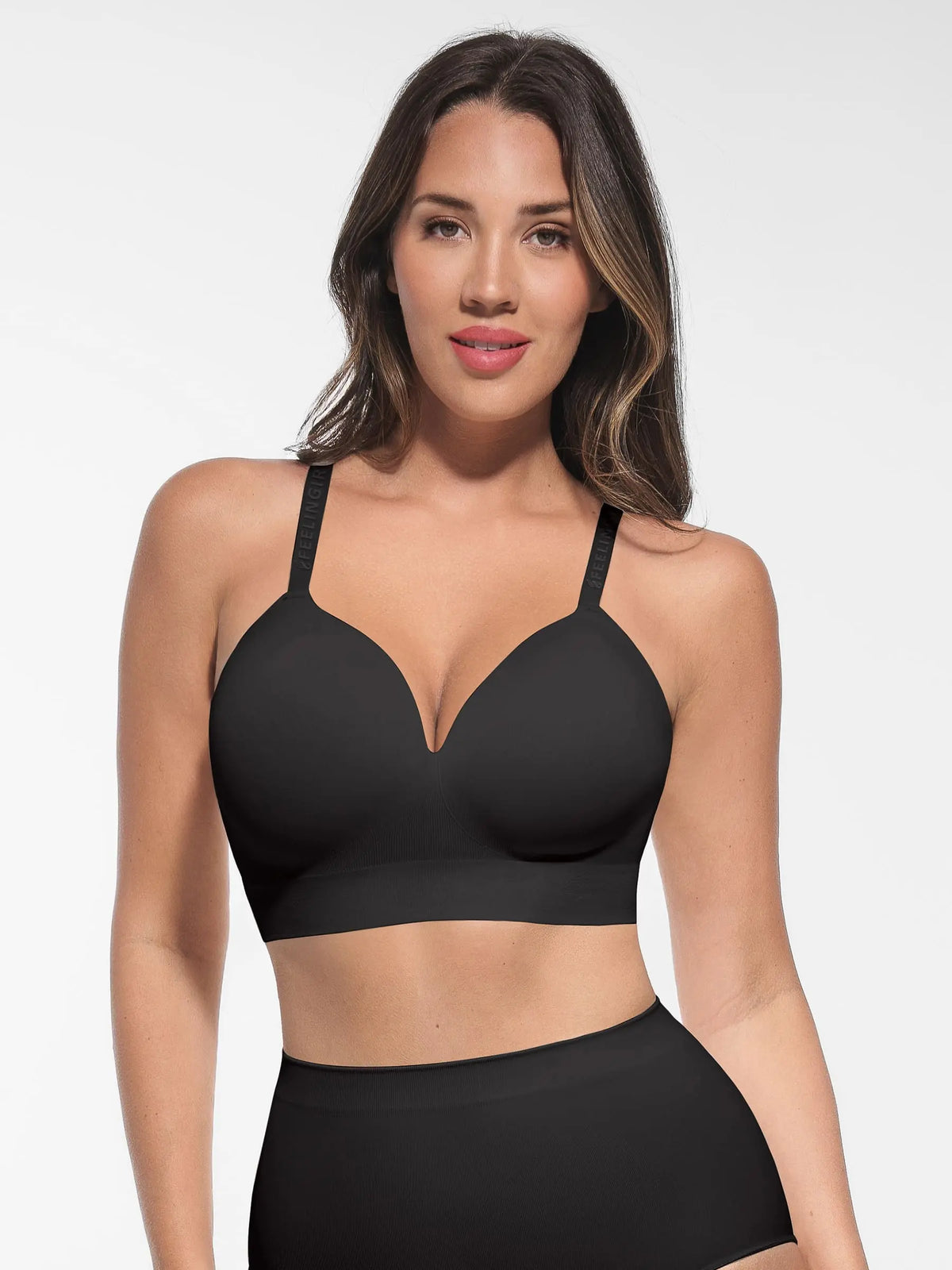 Wireless Push-Up Adjustable Full Coverage Bra