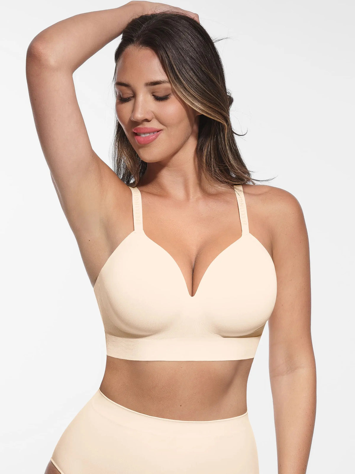 Wireless Push-Up Adjustable Full Coverage Bra