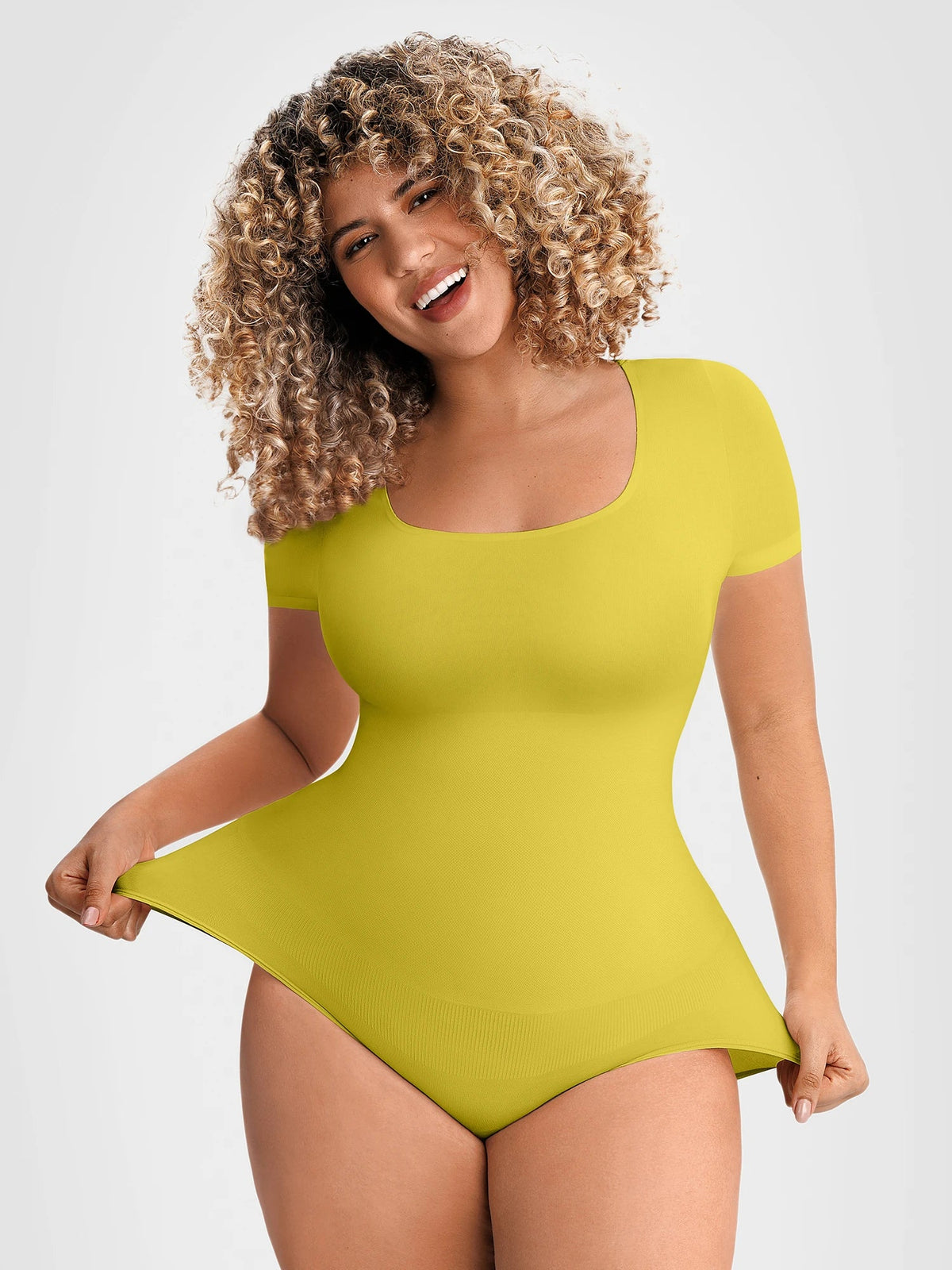 Scoop Neck Buttery Seamless Bodysuit