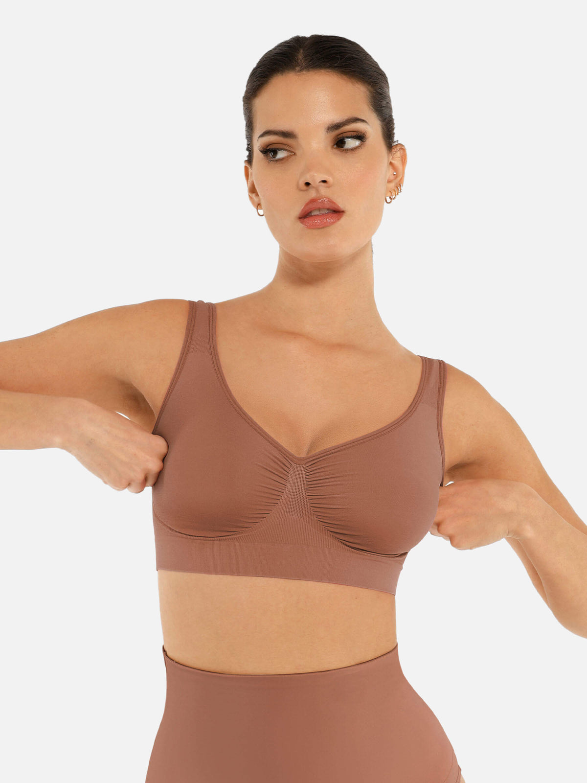 No Underwire Wide Straps Everyday Bra