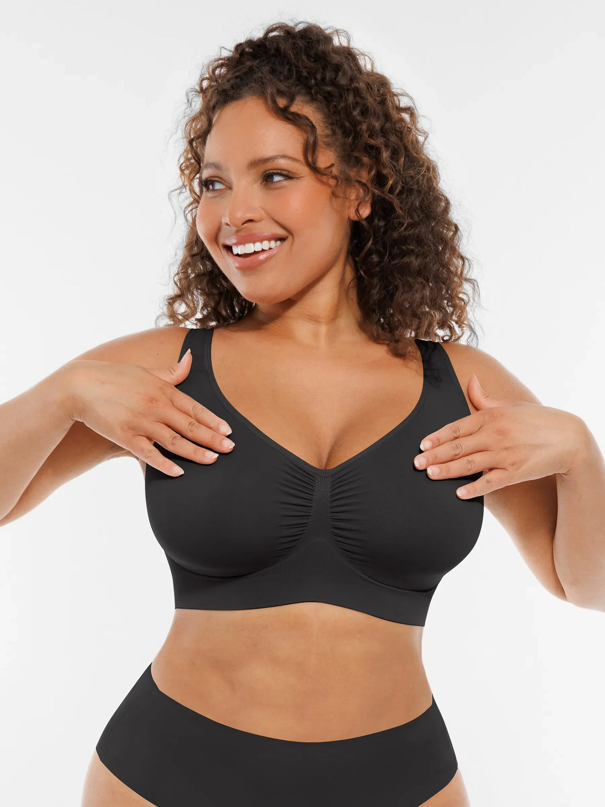 Seamless Wireless Full Coverage Bra