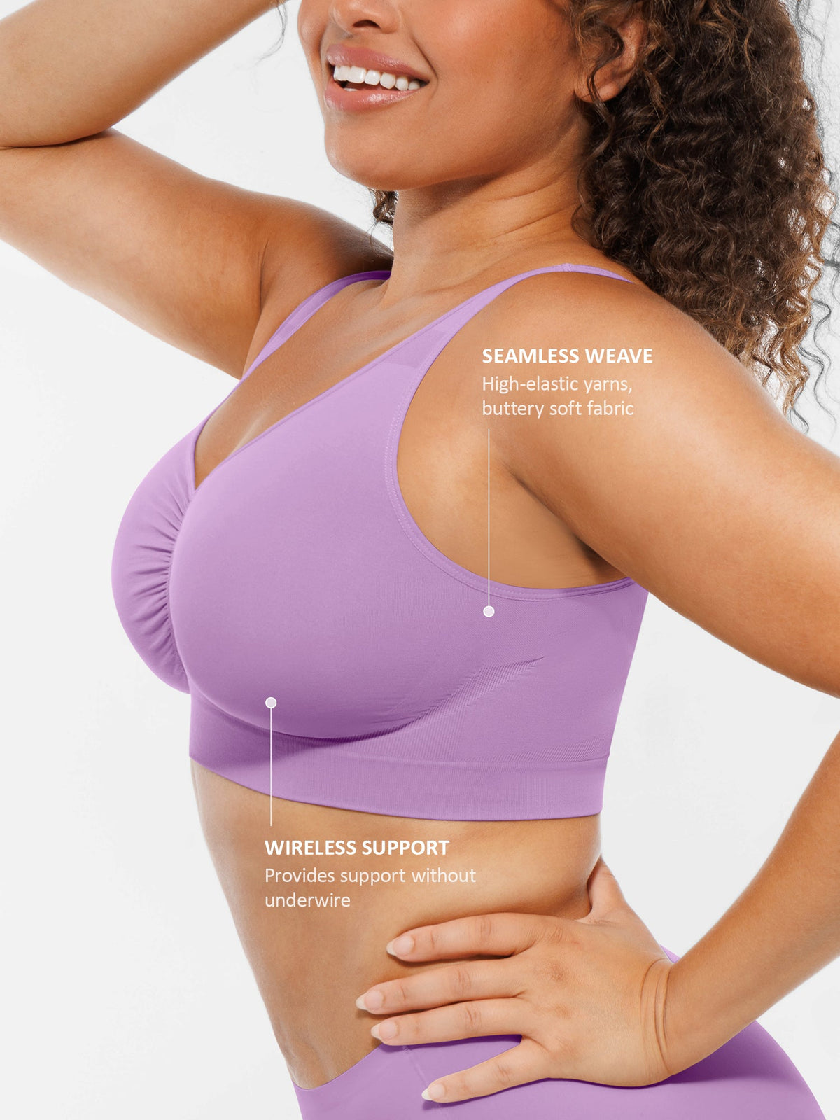 Seamless Wide Straps Everyday Bra