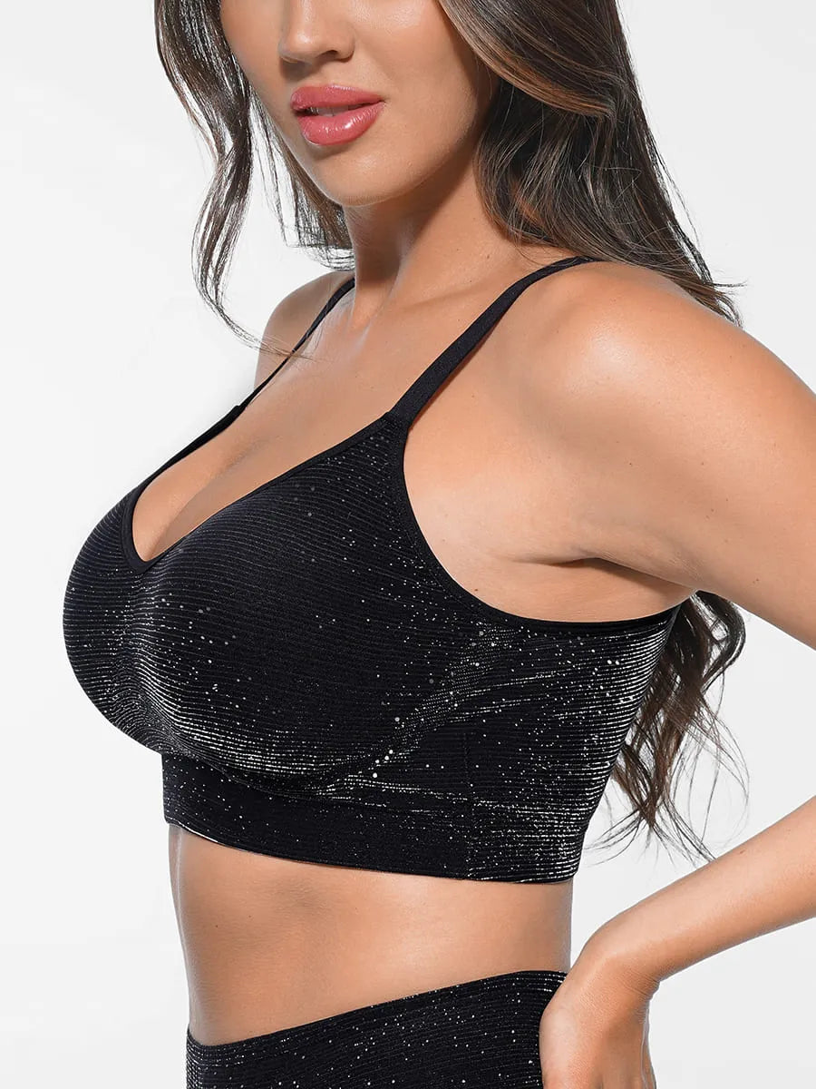 Invisible Shimmer Wireless Comfort Bra & Panty