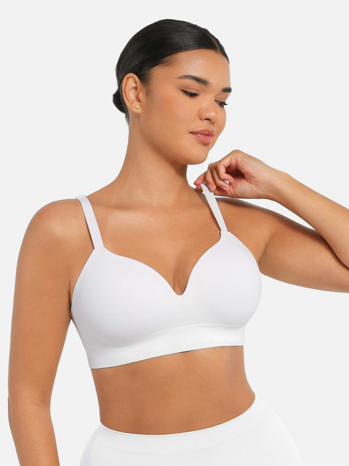 High-Waist Brief + Push-Up Seamless Bra