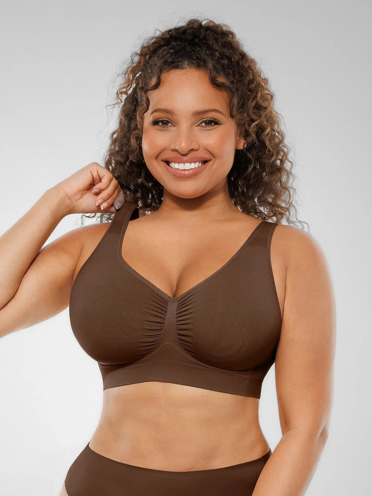 Seamless Wireless Full Coverage Bra