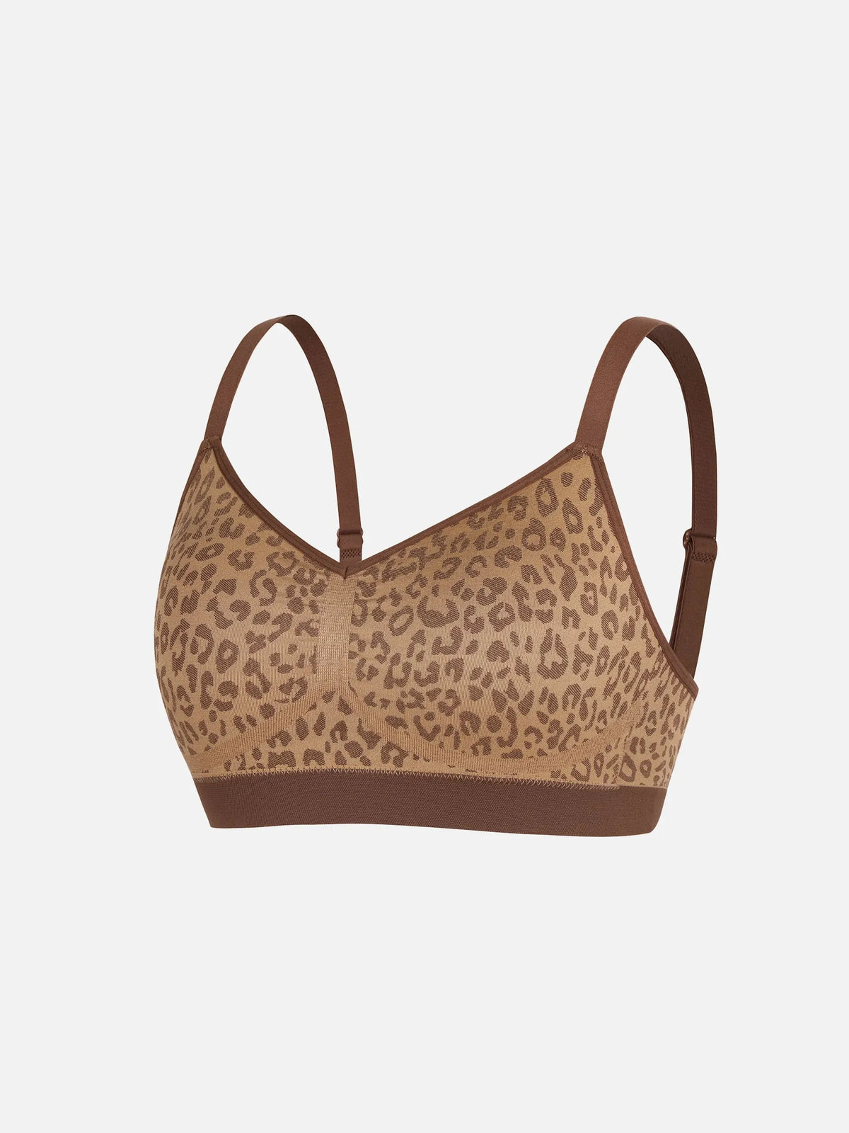Leopard Print Wireless Bra & Panty
