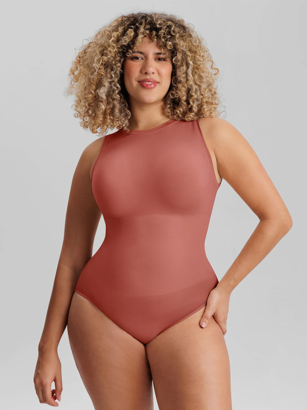 Scoop Neck Buttery Seamless Bodysuit