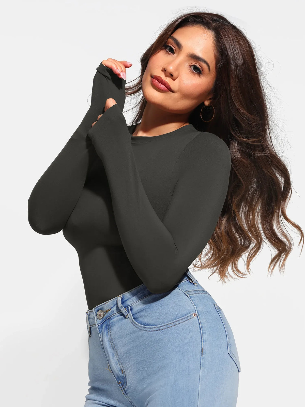 Ultra-Soft Crew Neck Bodysuit