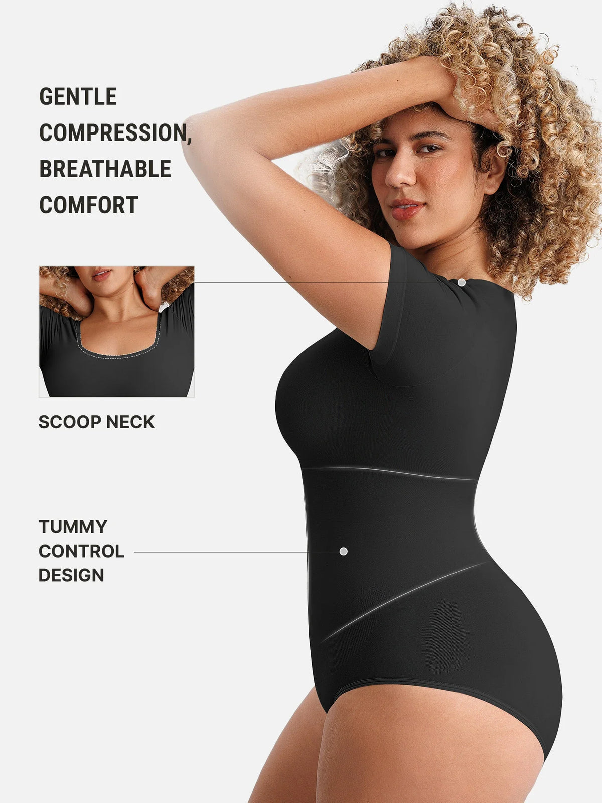 Scoop Neck Buttery Seamless Bodysuit