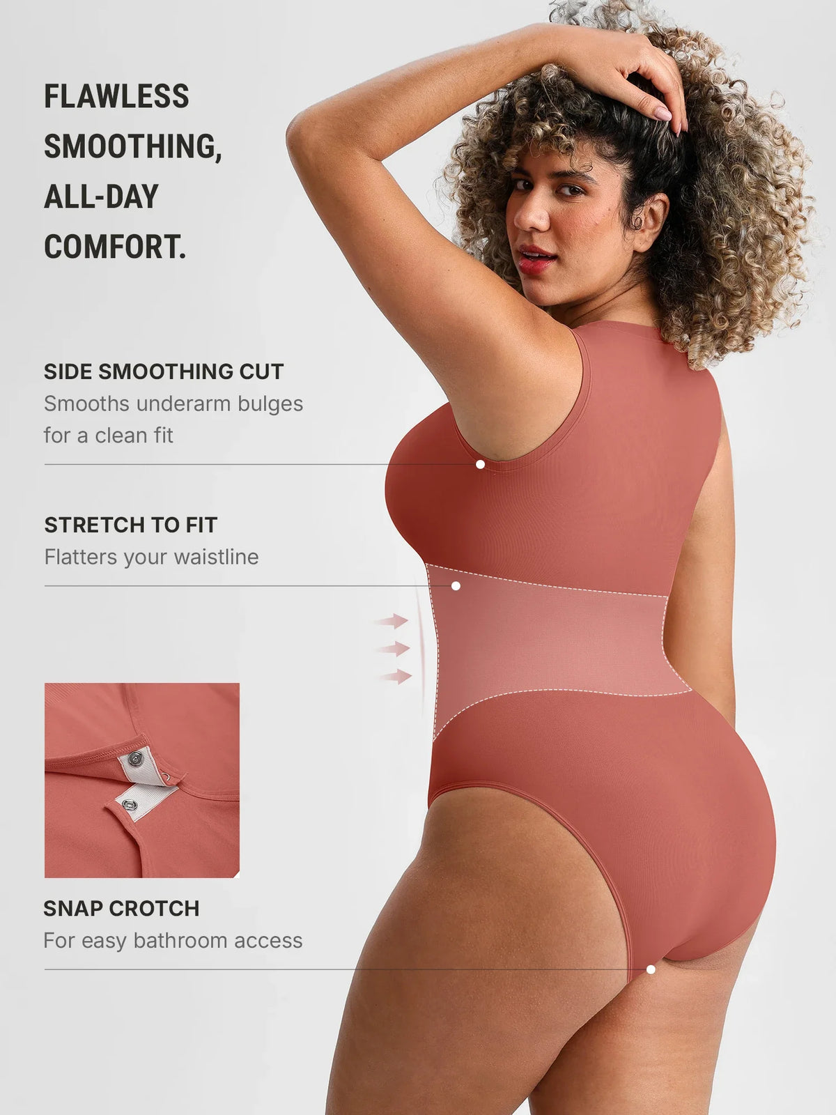 Scoop Neck Buttery Seamless Bodysuit