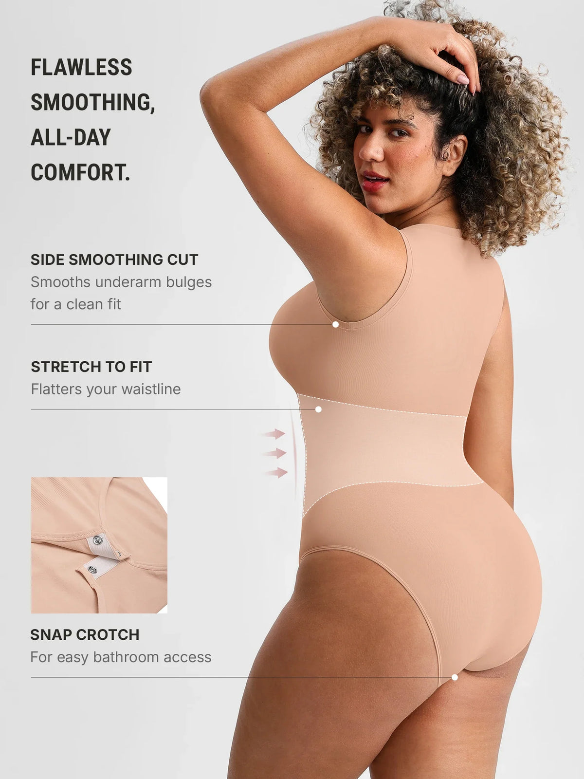 Scoop Neck Buttery Seamless Bodysuit