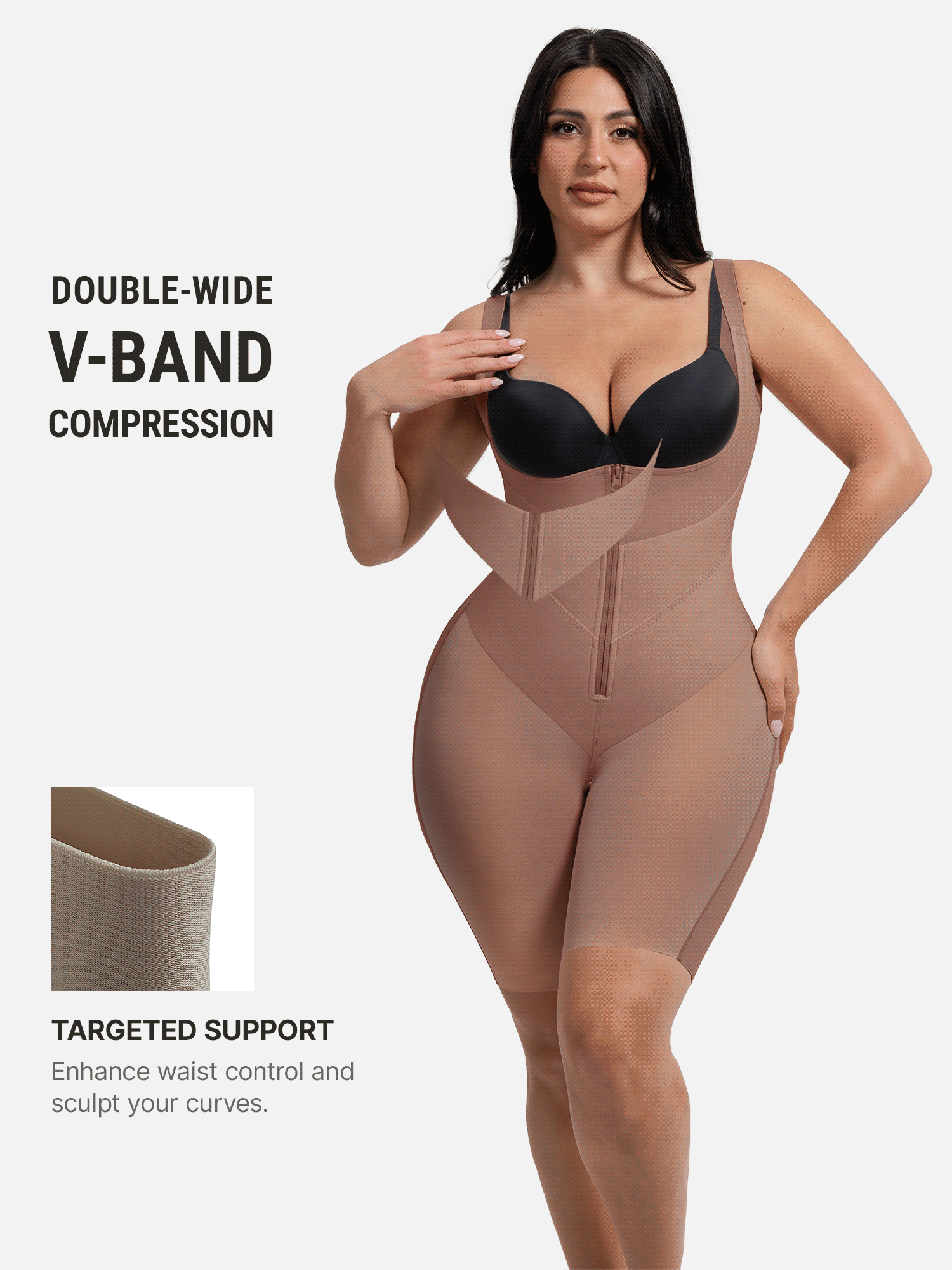 V-Shaped Faja High Compression Tummy Control Shapewear
