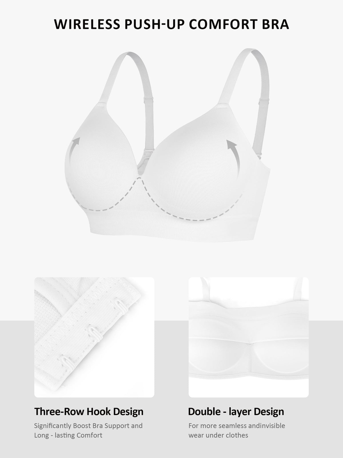 Push-Up Seamless Bra + Smooth Seamless Bra