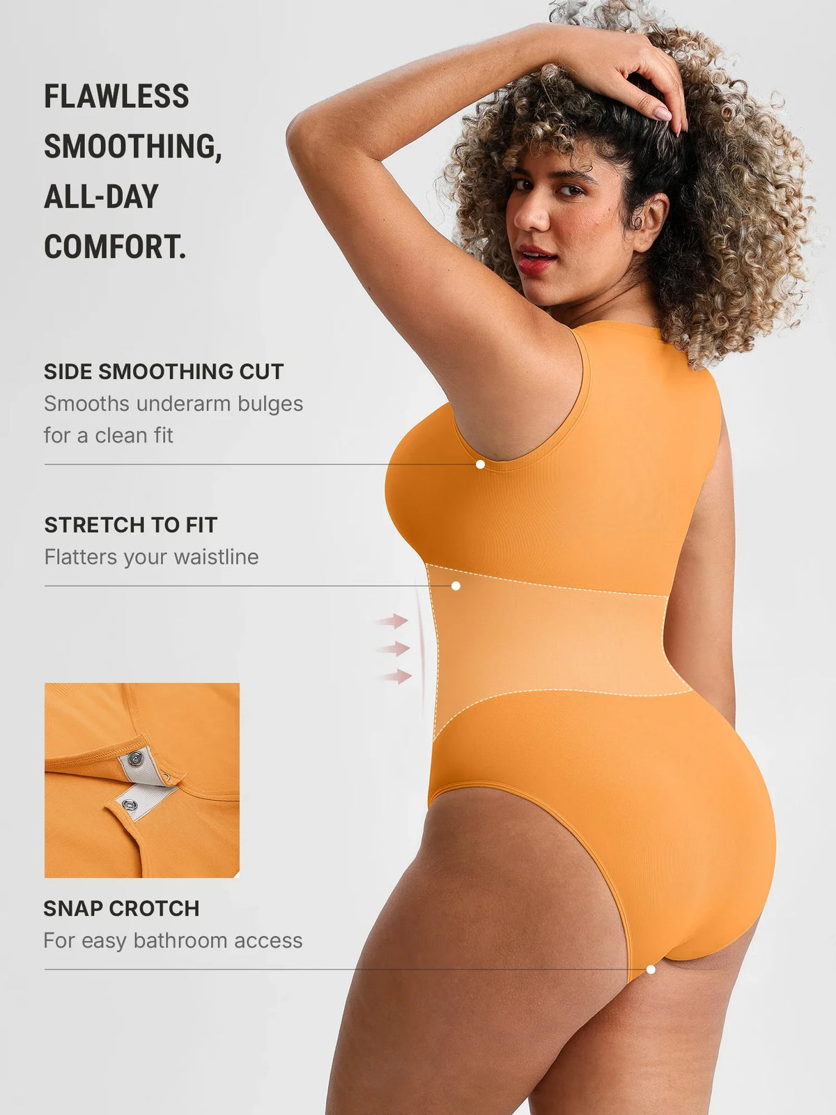 Scoop Neck Buttery Seamless Bodysuit