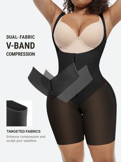 V-Shaped Faja Tummy Control Butt Lift Bodysuit Bundle