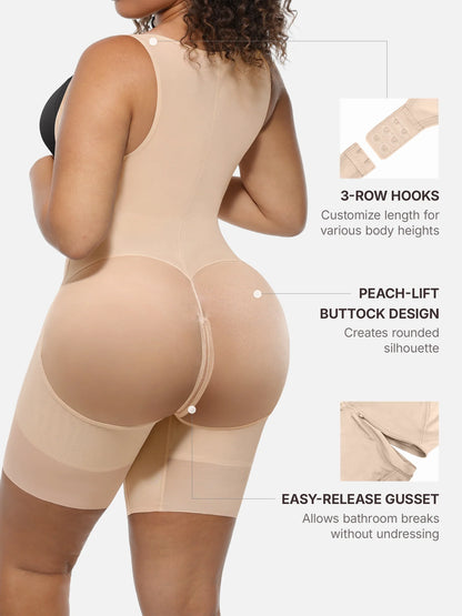V-Shaped Faja Tummy Control Butt Lift Bodysuit Bundle