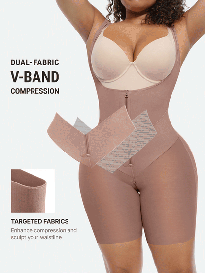 V-Shaped Faja Tummy Control Butt Lift Bodysuit Bundle