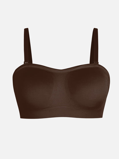Seamless Anti-Slip Bandeau Bra