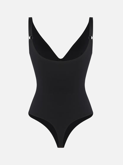 V-Plunge Tummy Control Stretch Bodysuit