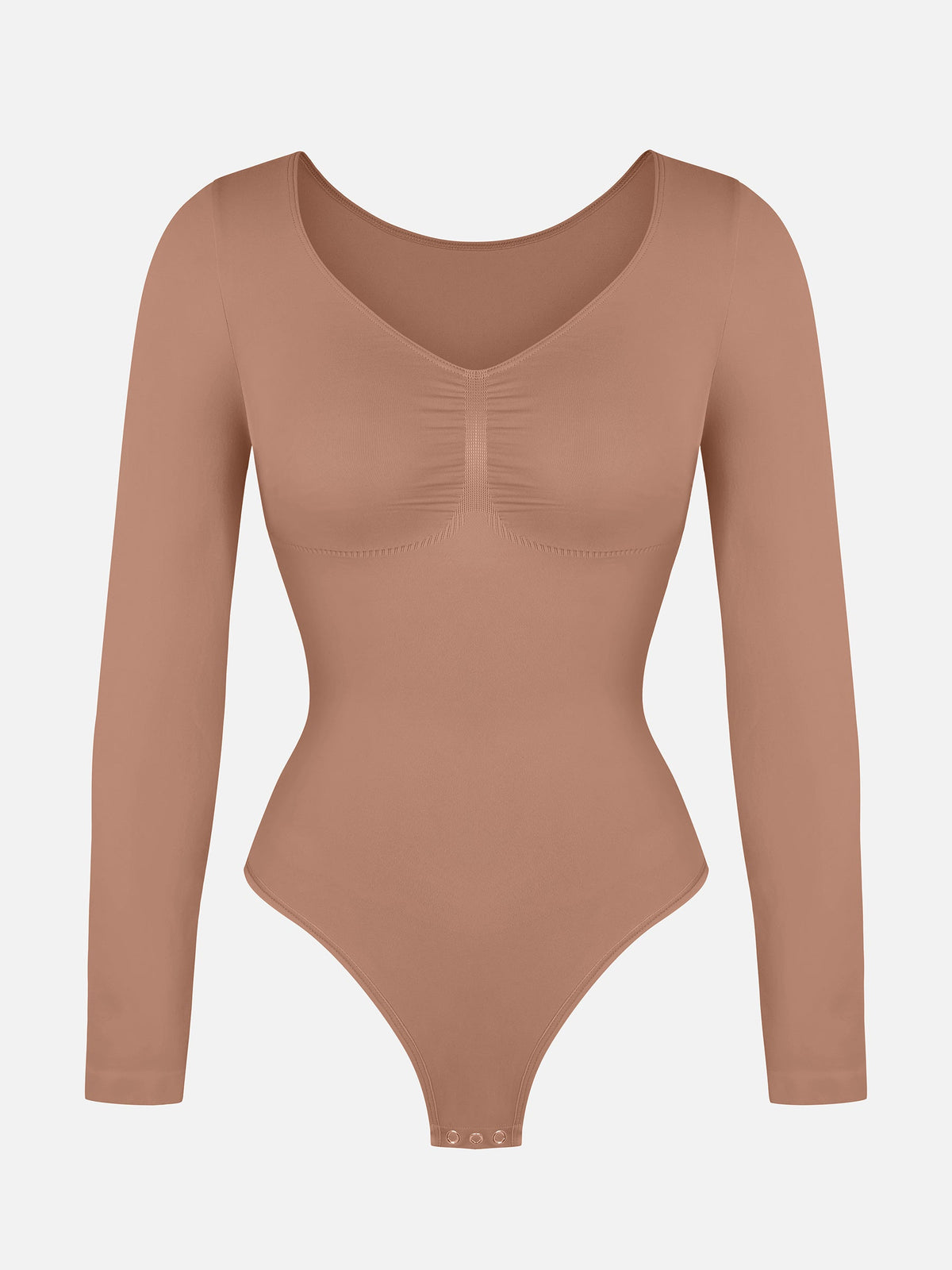 Seamless Long Sleeve Tummy Control Classic Bodysuit