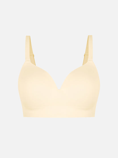 Full Coverage Wireless Bra + Push-Up Seamless Bra