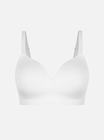 Full Coverage Wireless Bra + Push-Up Seamless Bra