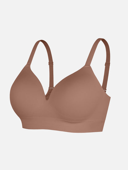 Full Coverage Wireless Bra + Push-Up Seamless Bra