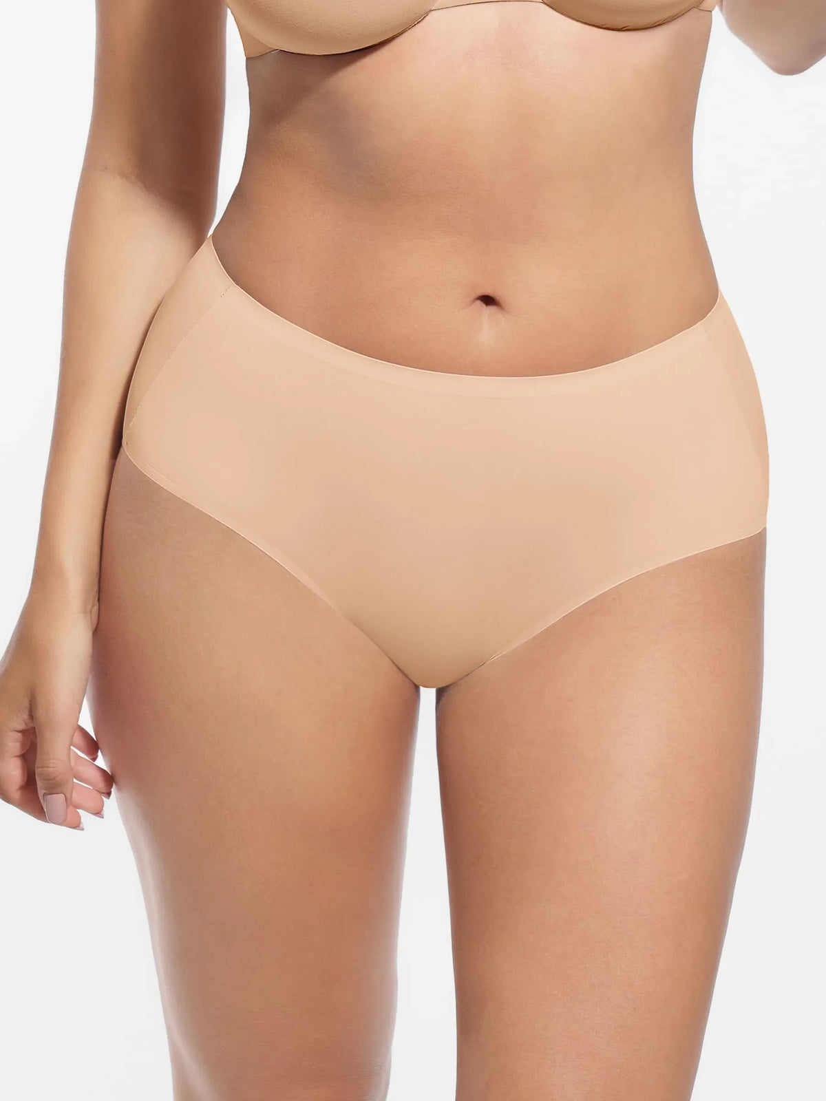 Cloud-Soft Mid-Waist Brief Panties