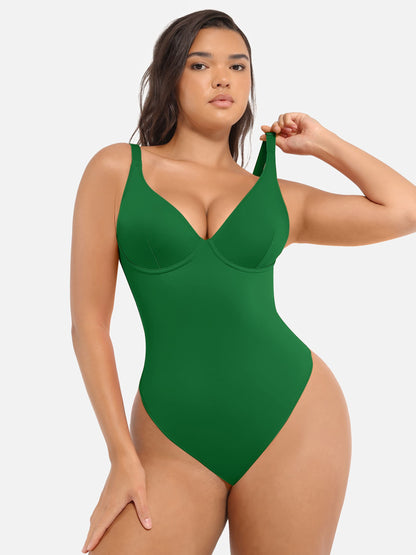 V-Plunge Support Bodysuit [BOGO]