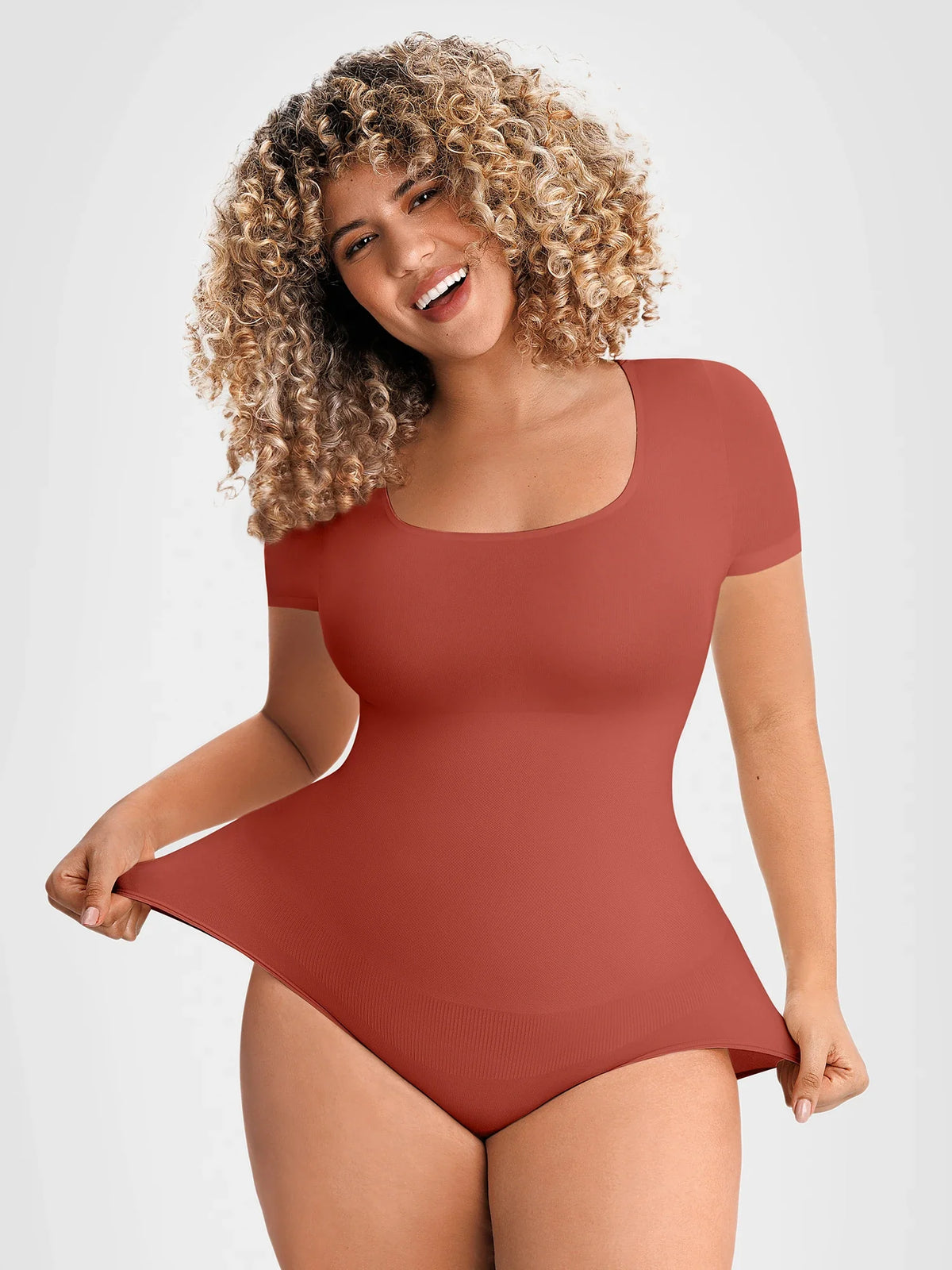 Scoop Neck Buttery Seamless Bodysuit