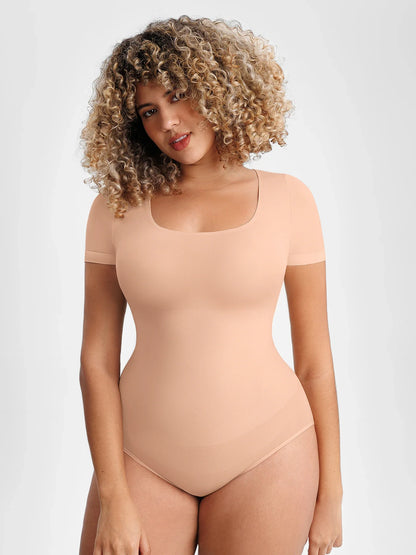 Scoop Neck Buttery Seamless Bodysuit