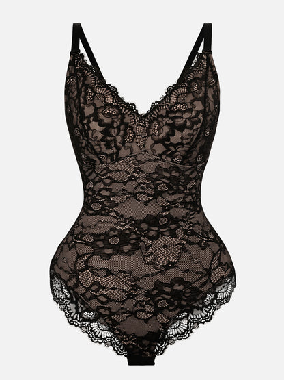 Lace Low Back Lace Bodysuit