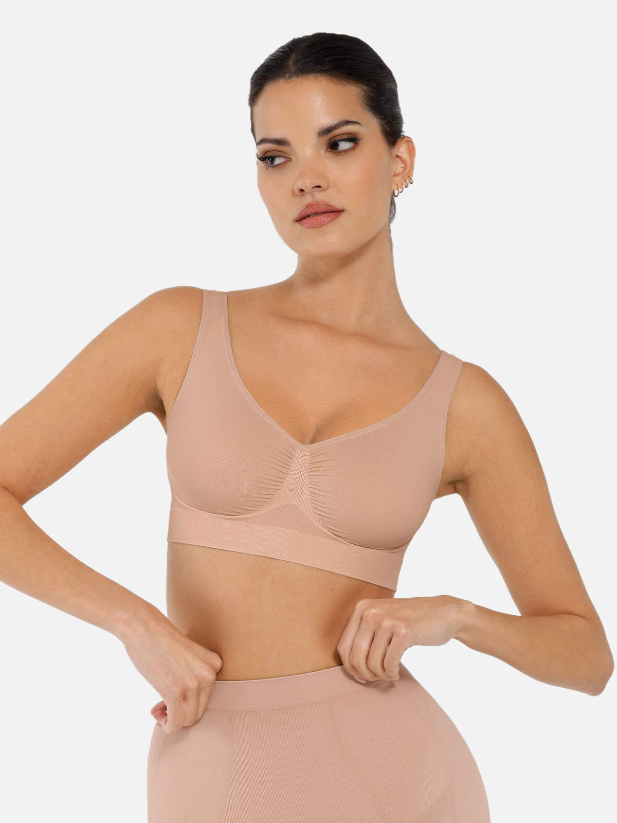 No Underwire Wide Straps Everyday Bra