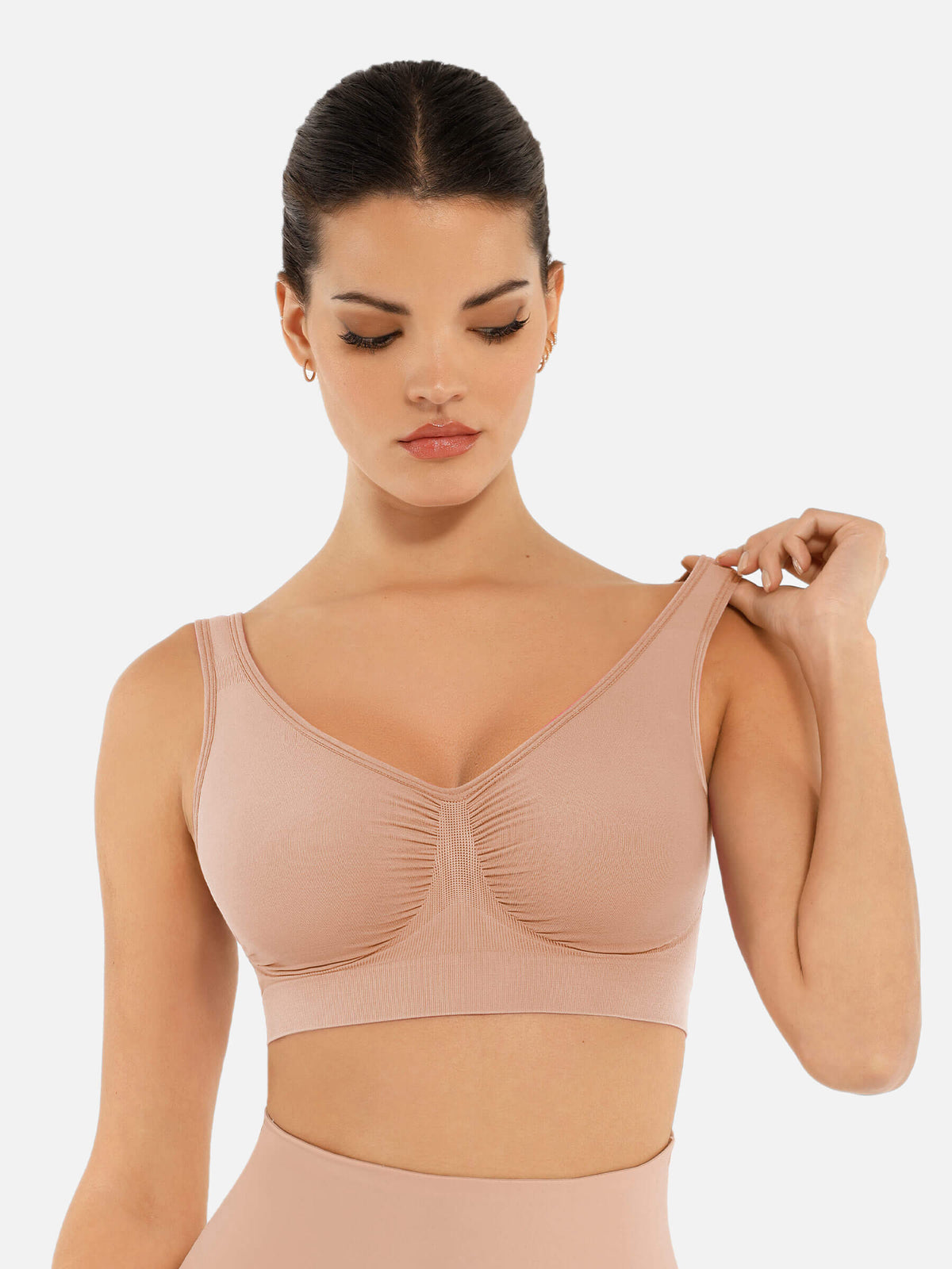 No Underwire Wide Straps Everyday Bra