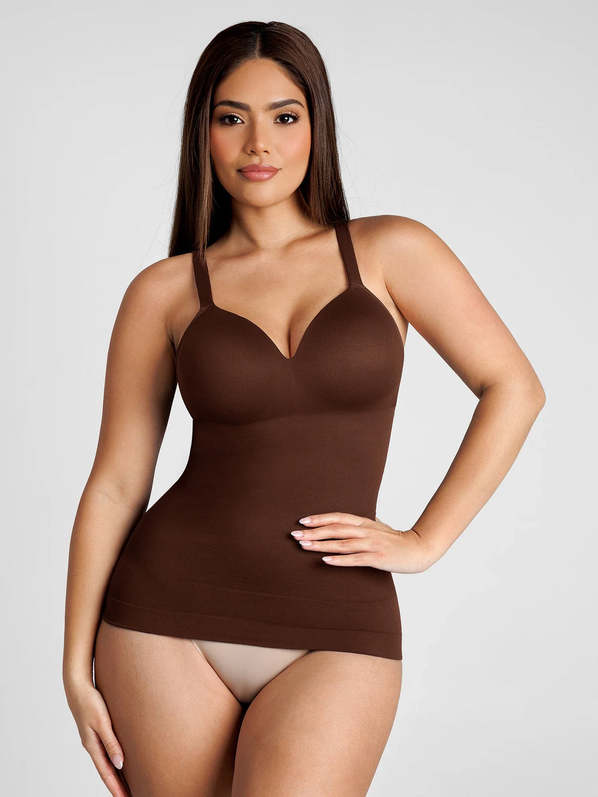 Seamless Built-In Bra Cami Top