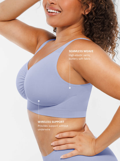 No Underwire Wide Straps Everyday Bra