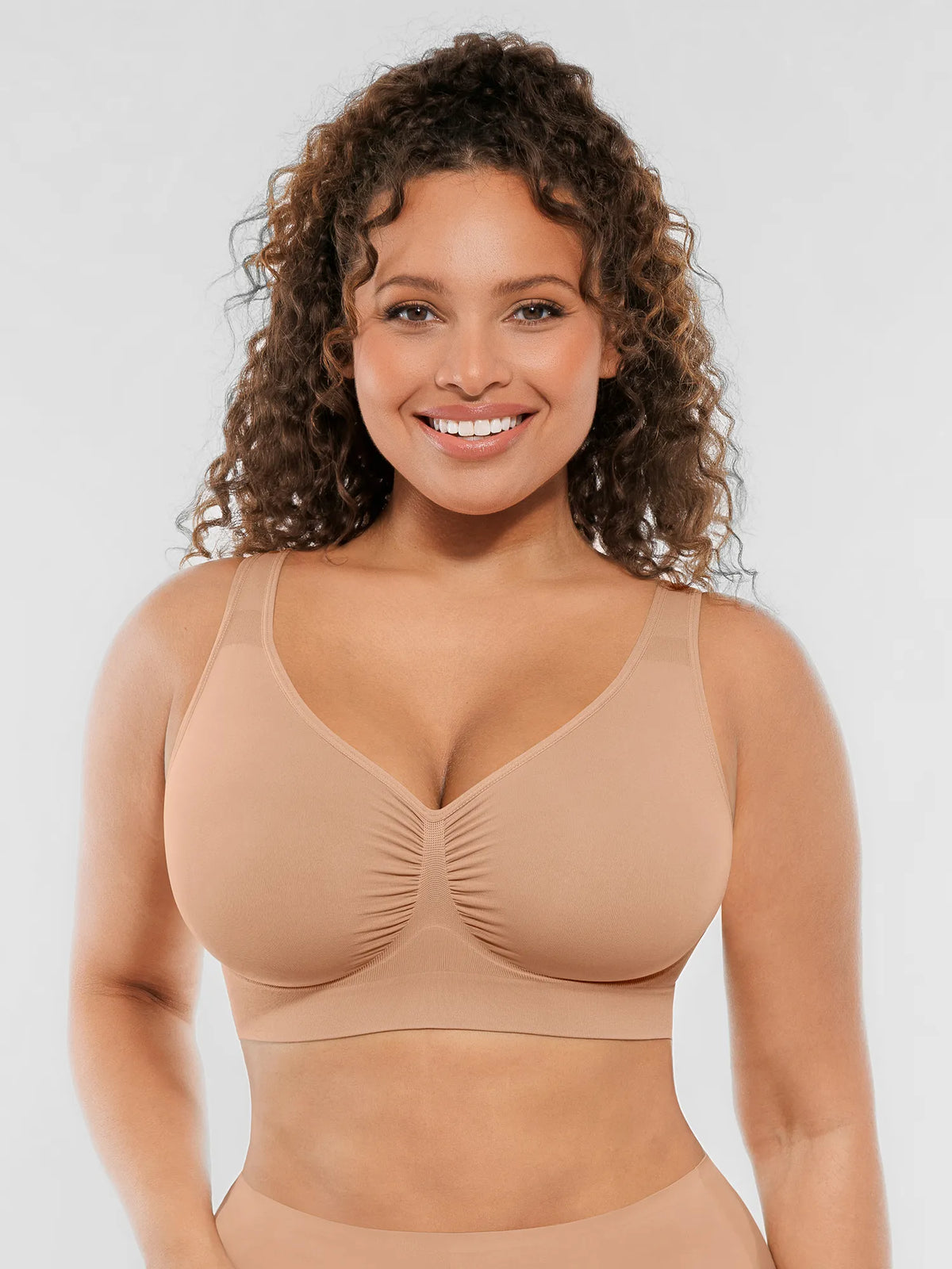 Seamless Wireless Full Coverage Bra
