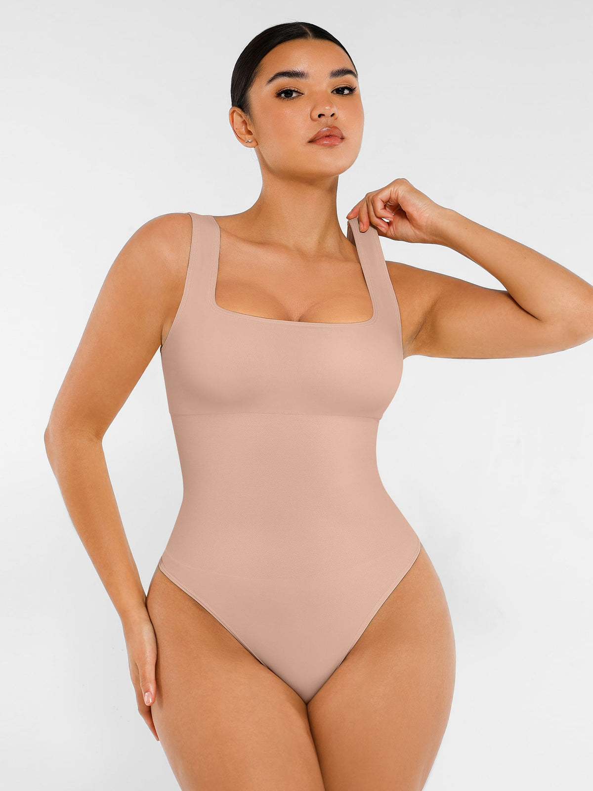 Square Neck Soft Seamless Bodysuit
