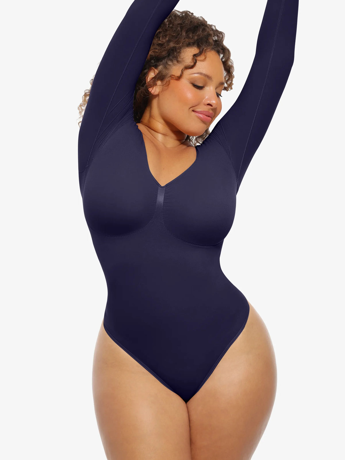 Seamless Supportive Long Sleeve Tummy Control Bodysuit [BOGO]