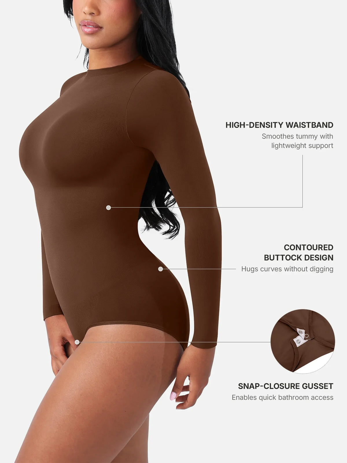 Ultra-Soft Crew Neck Bodysuit