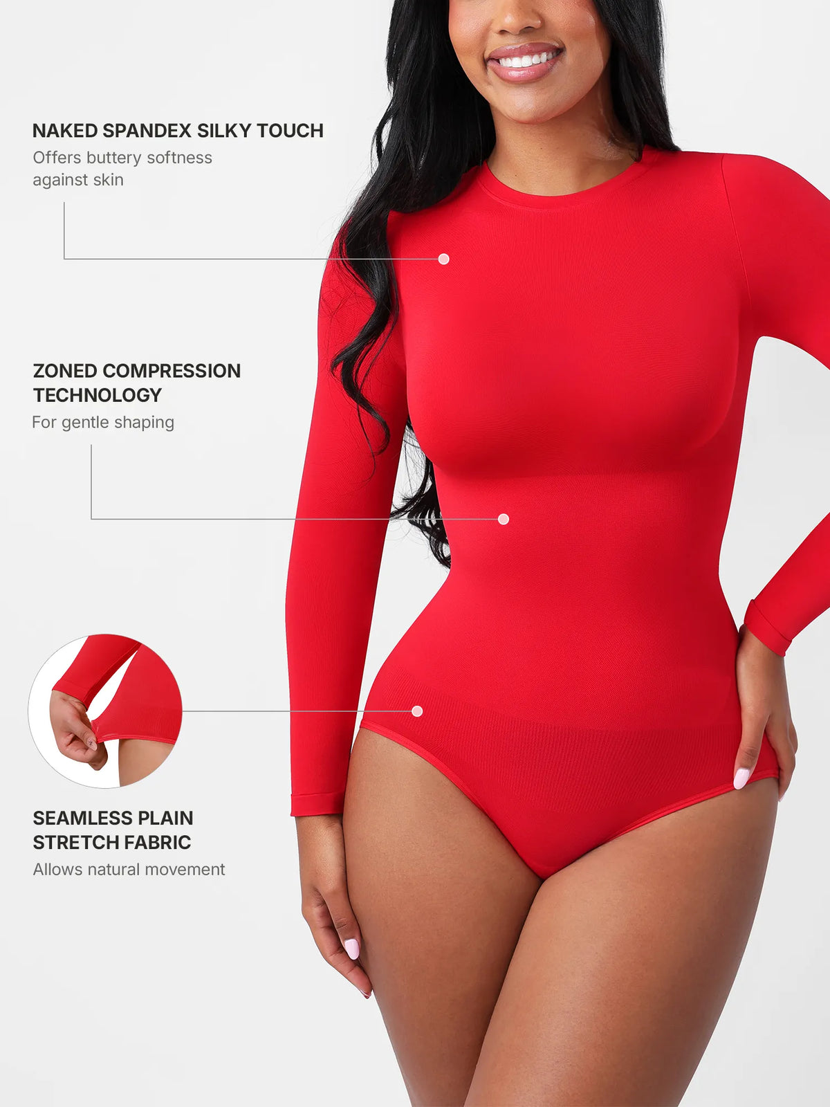 Ultra-Soft Crew Neck Bodysuit