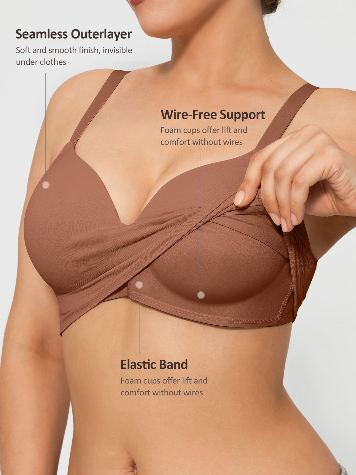 High-Waist Brief + Push-Up Seamless Bra