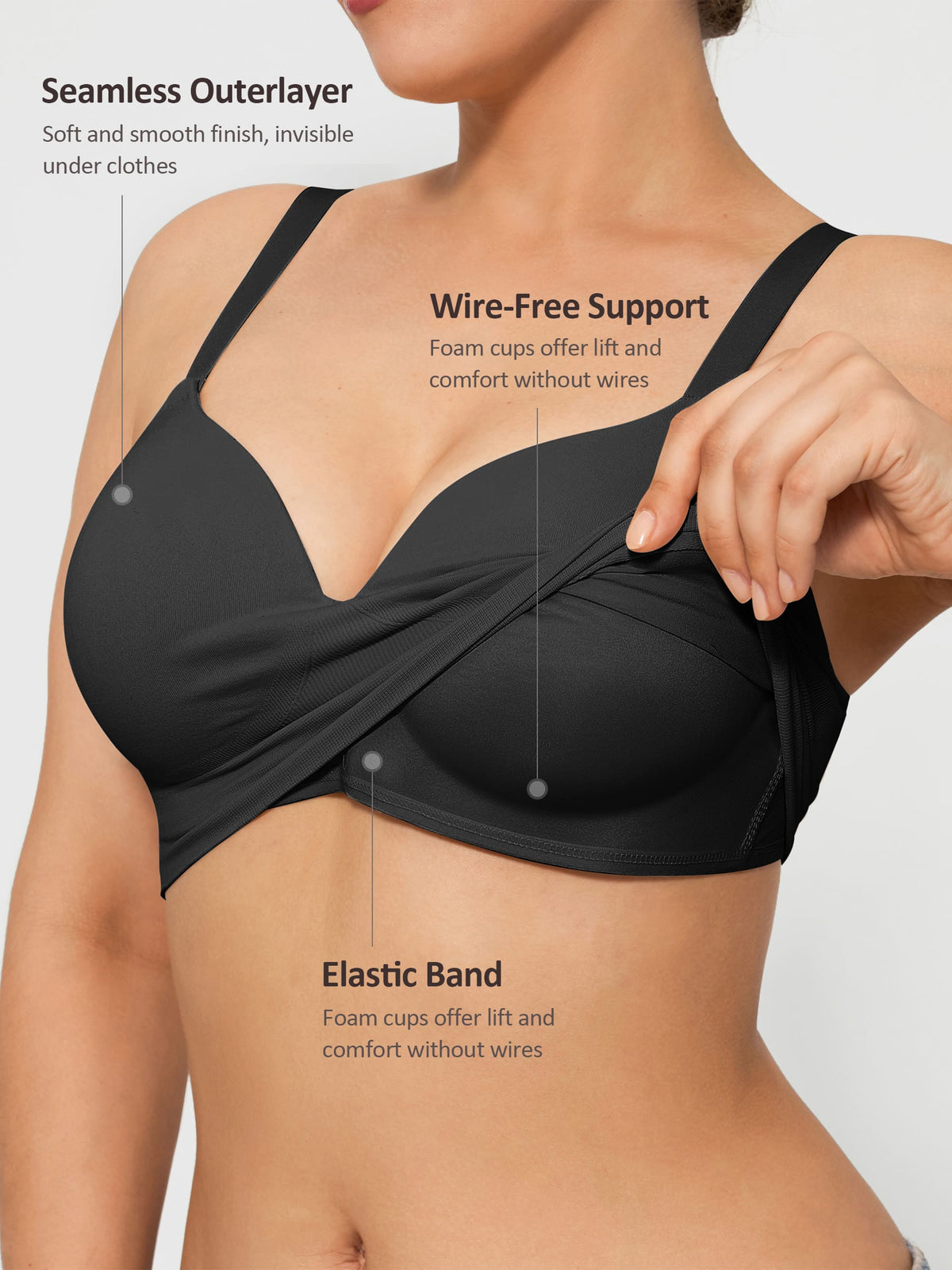 Push-Up Seamless Bra + Shaper Tank Top