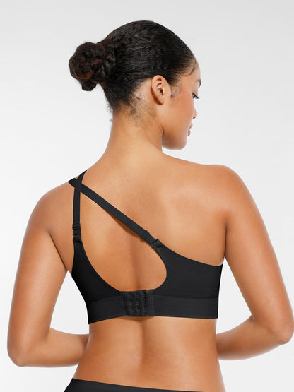 Wireless Seamless Push-Up V-neck Bra