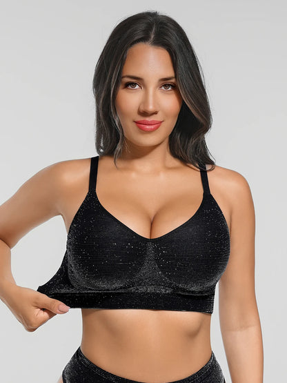 Invisible Shimmer Wireless Comfort Bra & Panty