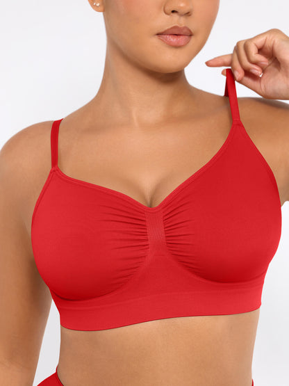 3-Pack Smooth Seamless Wireless Bra Bundle