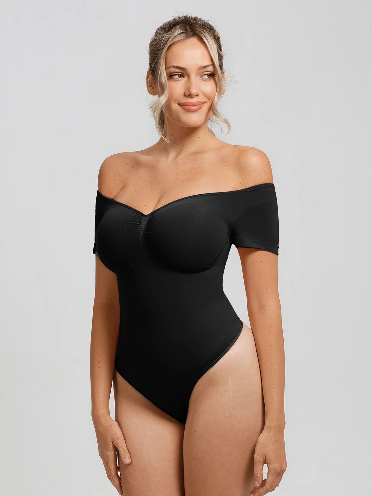 Tummy Control Seamless Short-Sleeve Bodysuit [BOGO]