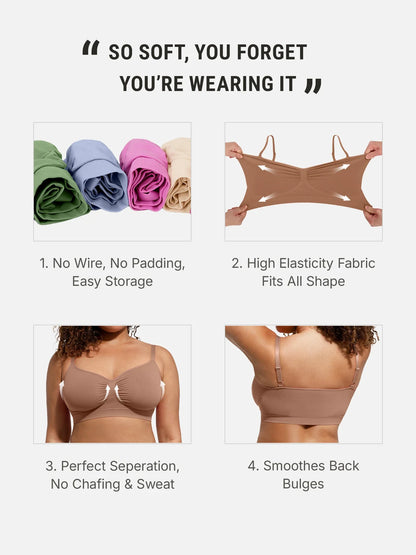 Seamless Wireless Comfort Bra